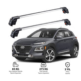 HYUNDAI KONA 2017 et modèles ultérieurs TRX2 Thunder Carrier Barres transversales pour galerie de toit 2 barres